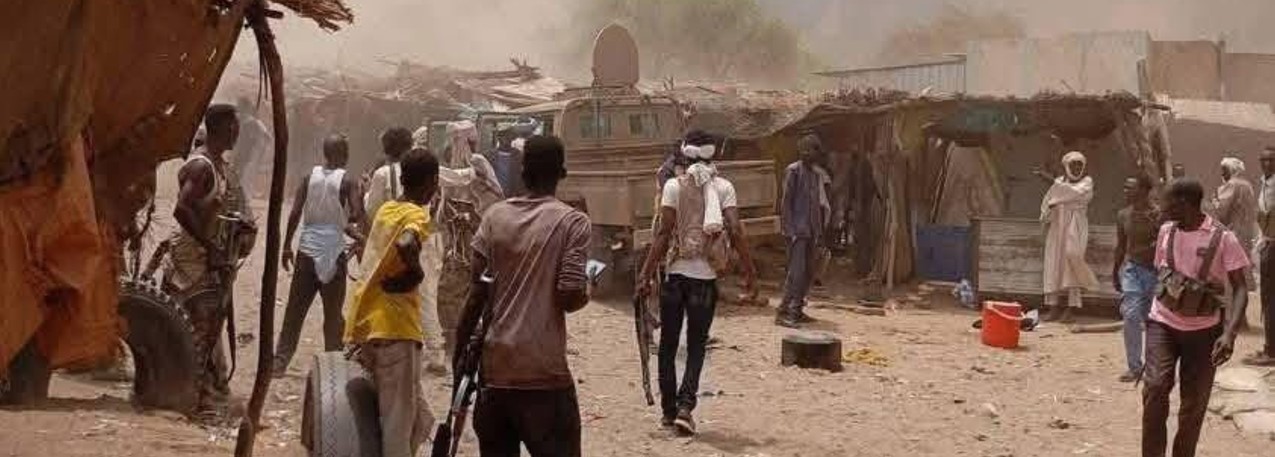 مشاهد أثناء الهجوم على قرية بريمة رشيد